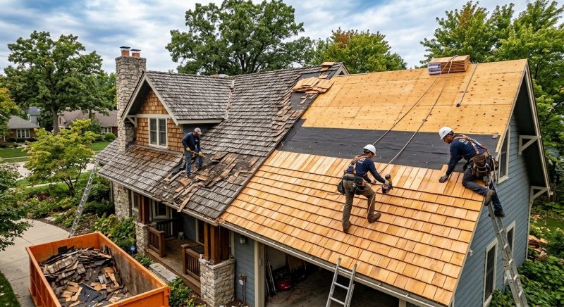 Wood Shake Roof Replacement in Morrisville, PA