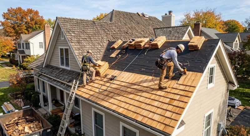 Wood Shake Roof Replacement in New Brunswick, NJ