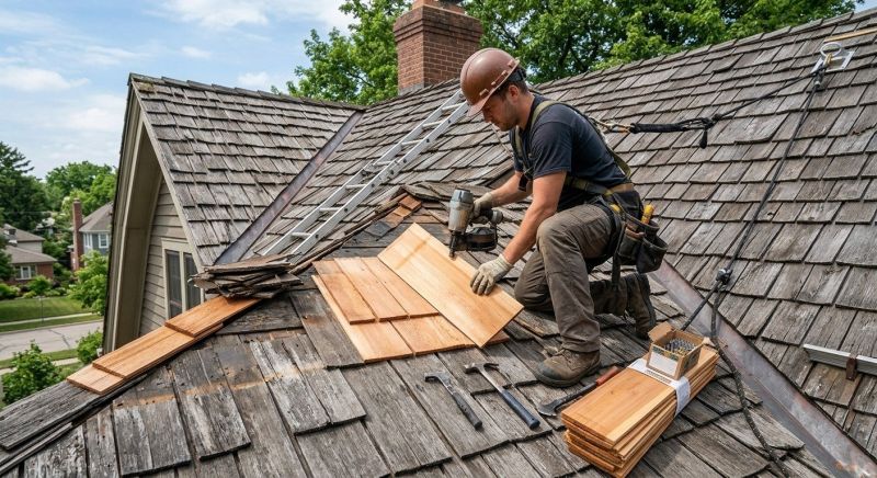 Wood Shingles Repair in Levittown, PA